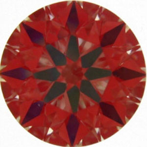 54-star-thick-arrows diamond with 54 stars and short lower girdles
